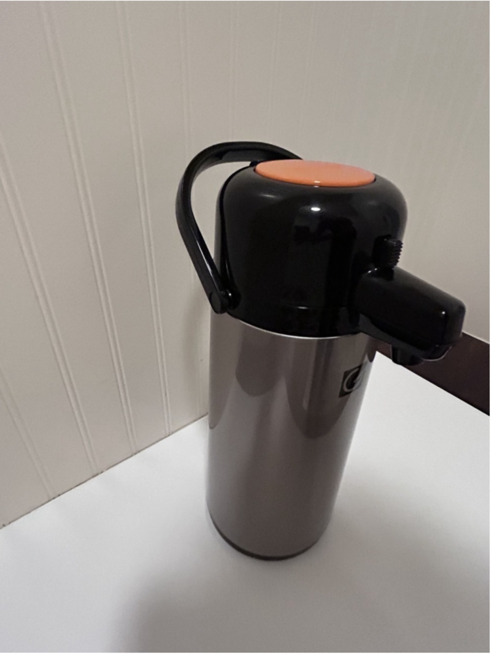 Grindmaster Stainless Steel Silver Airpot Vacuum Coffee Dispenser Pump Lid - Picture 10 of 12